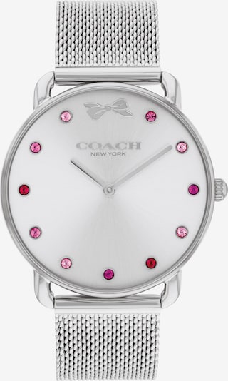 Analoginis (įprasto dizaino) laikrodis 'ELLIOT' iš COACH, spalva – pitajų spalva / sidabrinė, Prekių apžvalga