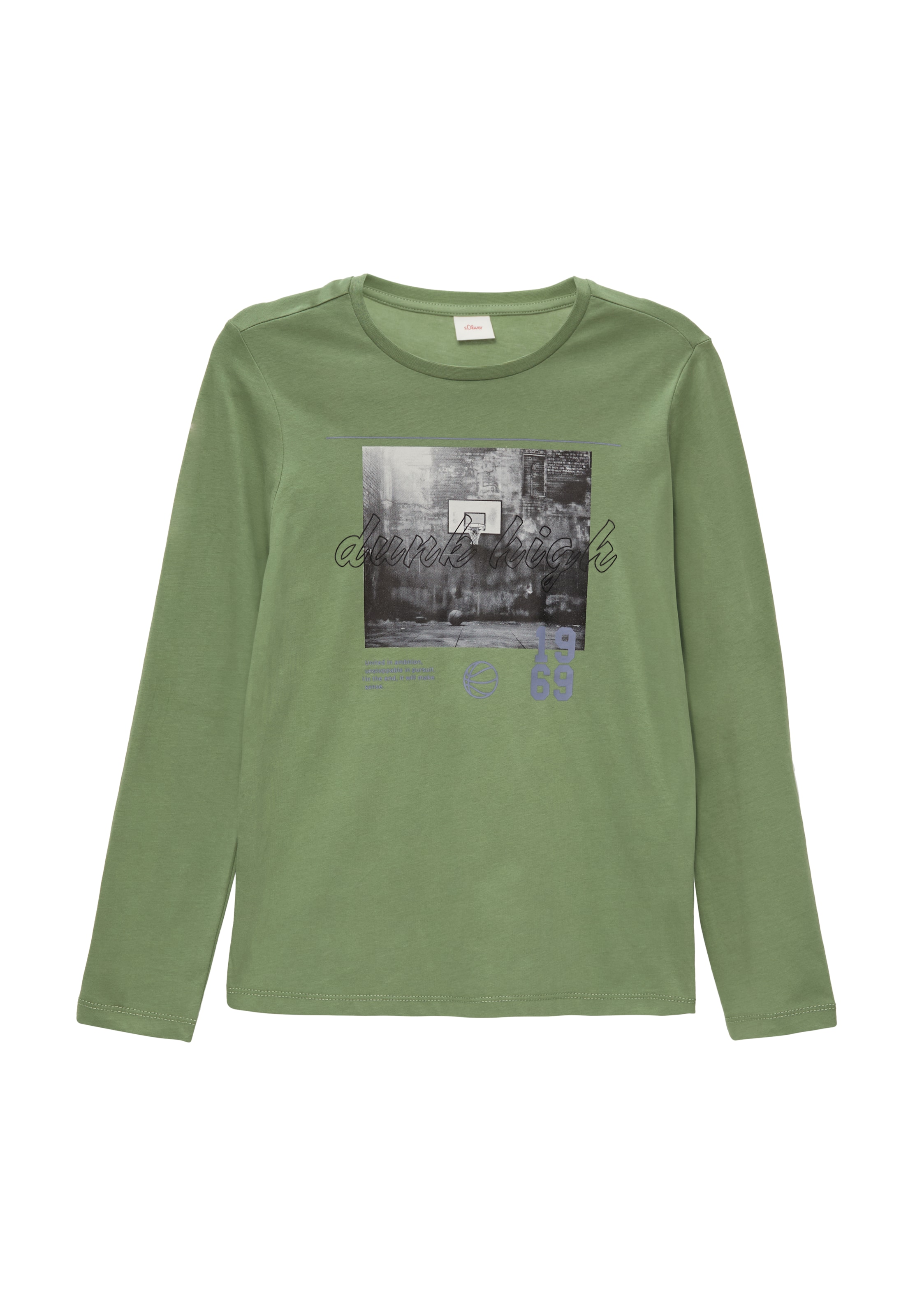 s.Oliver RED LABEL Shirt in Grün: Vorderseite