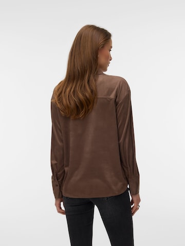 VERO MODA Bluse 'VMKatty' i brun