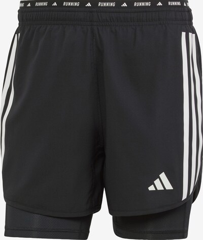 Pantaloni sport 'Own The Run' ADIDAS PERFORMANCE pe negru / alb, Vizualizare produs