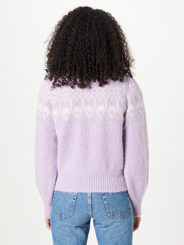 PIECES Pullover 'NYLA' in Lila