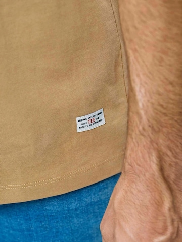 MCS T-Shirt 'Felix ' in Braun