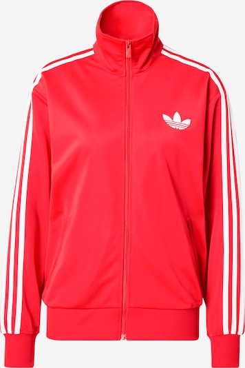 ADIDAS ORIGINALS Sweatjacke 'Adicolor Classic Firebird' in rot / weiß, Produktansicht