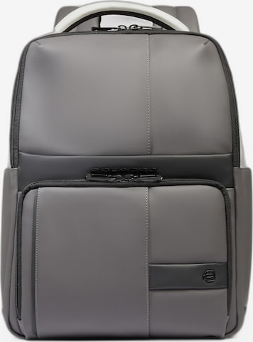 Sac à dos Piquadro en gris : devant