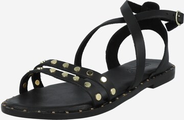 ONLY Páskové sandály 'EMMIE' – černá: přední strana