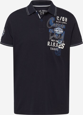 CAMP DAVID Shirt in Blauw: voorkant