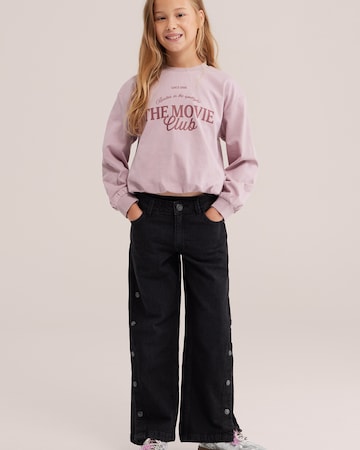 WE Fashion Normalny krój Jeansy w kolorze czarny