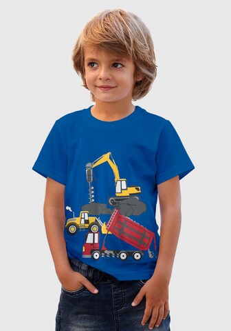 Kidsworld Shirt in Blau: Vorderseite