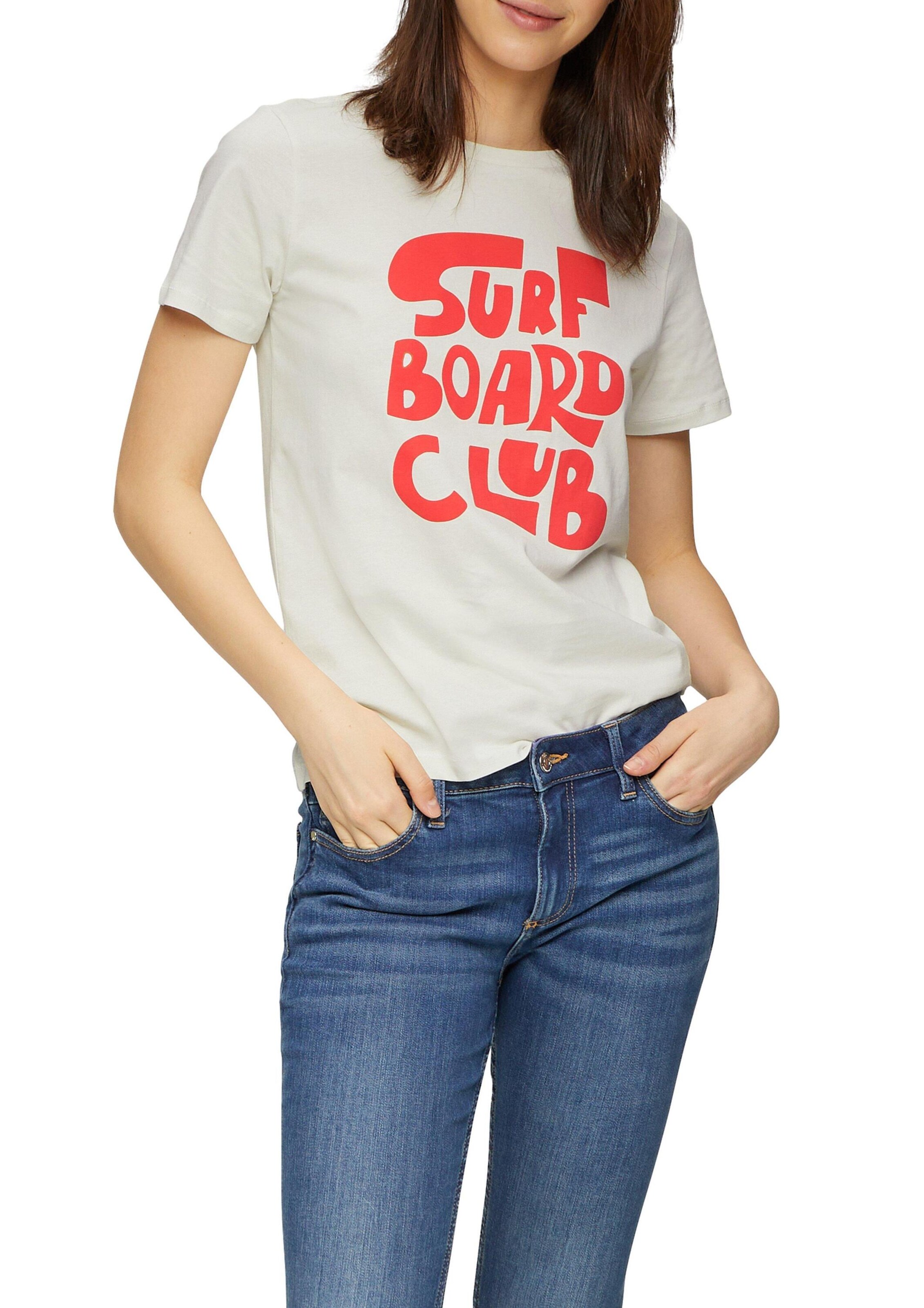 T-shirt QS en blanc