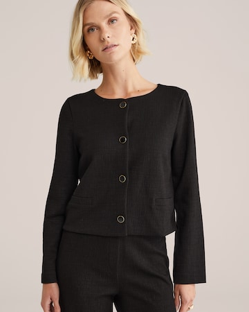 juoda WE Fashion Kardiganas: priekis