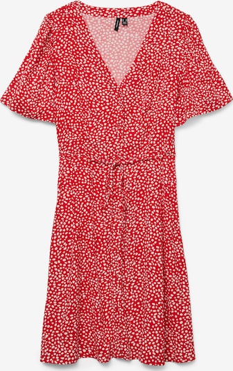 VERO MODA Košulja haljina 'VMAlba' u crvena / bijela, Pregled proizvoda
