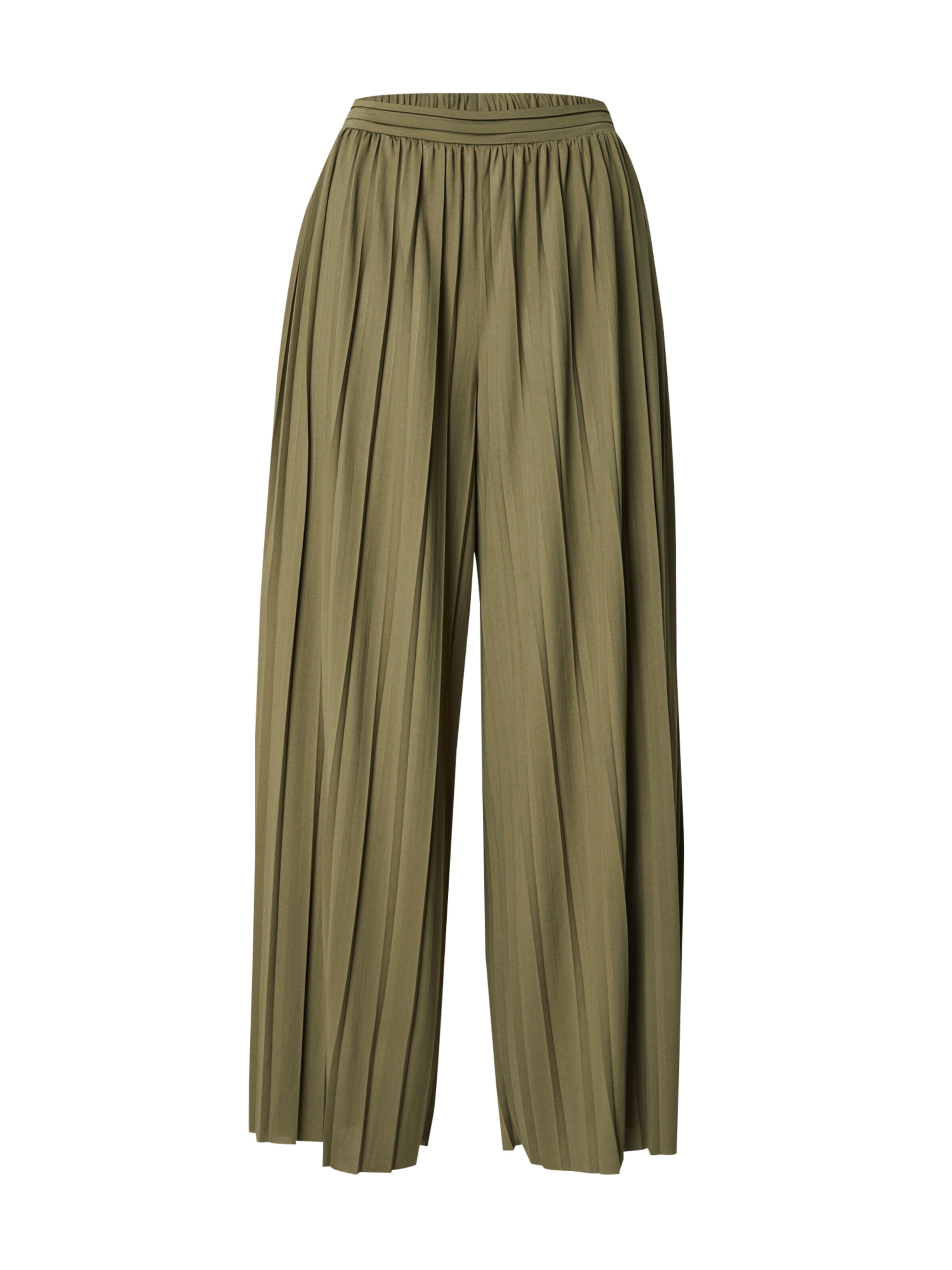 Wide Leg Pantalon 'Nele' ABOUT YOU en vert : devant