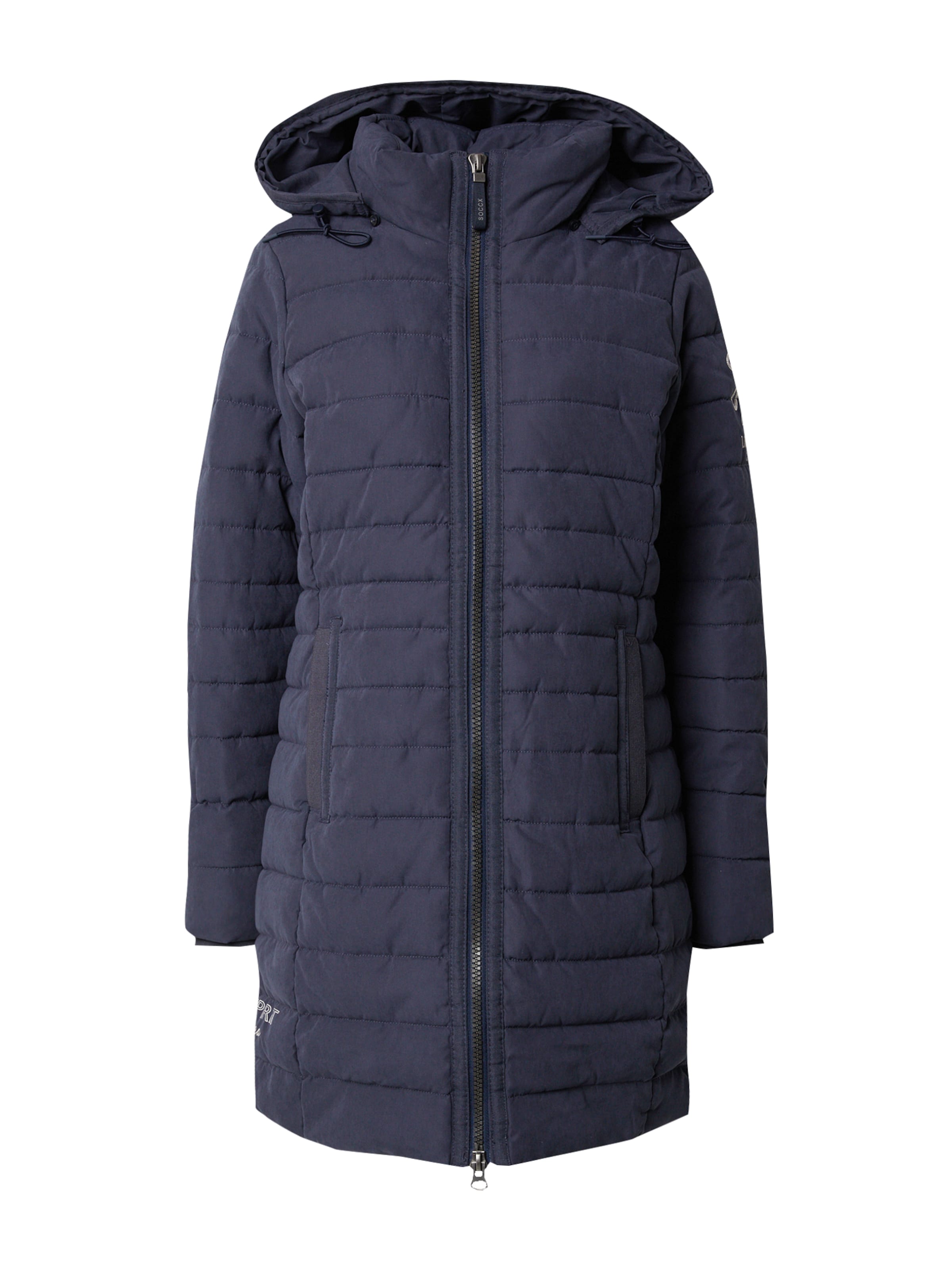 Soccx Zimní bunda 'JOLLY' – modrá: přední strana