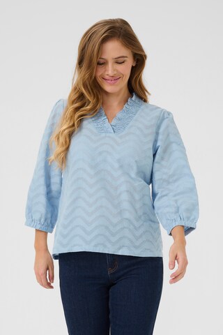 Kaffe Blouse 'Victoria' in Blue: front