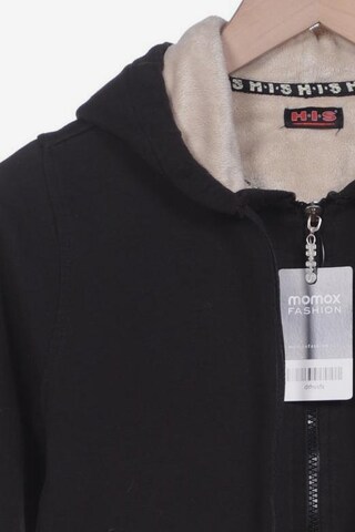 H.I.S Sweatshirt & Zip-Up Hoodie in S in Black