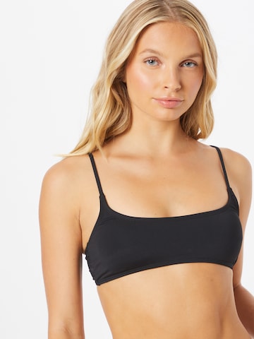 Bustier Hauts de bikini Cotton On Body en noir : devant