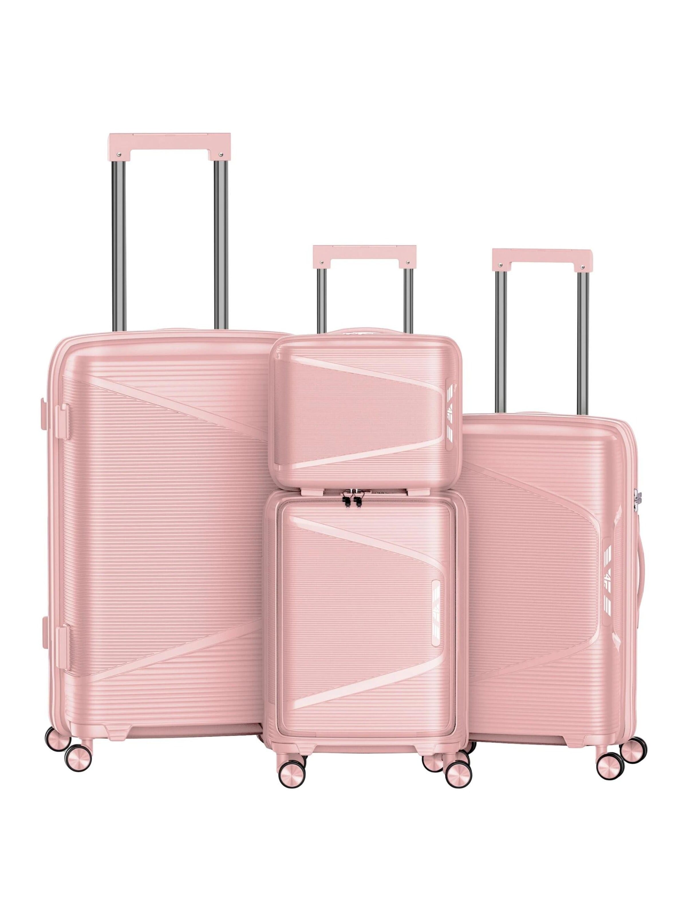 4FLY Suitcase Set 'Linea Lux' in Pink: front