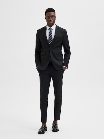 SELECTED HOMME Slim fit Poslovni suknjič  'Josh' | črna barva