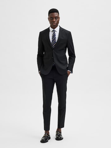 SELECTED HOMME Slim fit Business blazer 'Josh' in Black