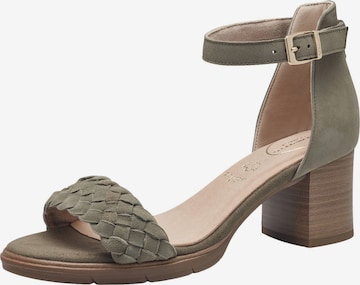 TAMARIS Sandals in Green: front