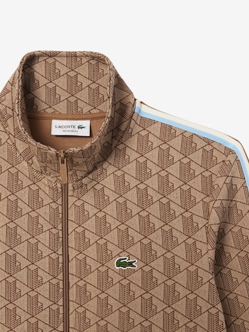 LACOSTE Sweatjacke in Braun