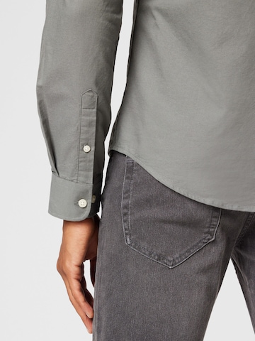 Only & Sons Regular fit Button Up Shirt 'NEIL' in Grey