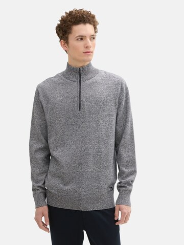 TOM TAILOR DENIM Sweater in Blue: front