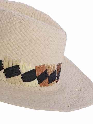 Amichi - Sombrero 'Sombrero para mujer Jeune de fibras naturales trenzadas' en blanco