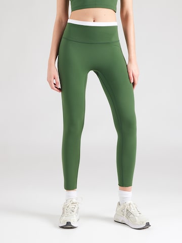 Skinny Pantaloni sport 'STUDIOFLEX' de la Abercrombie & Fitch pe verde: față