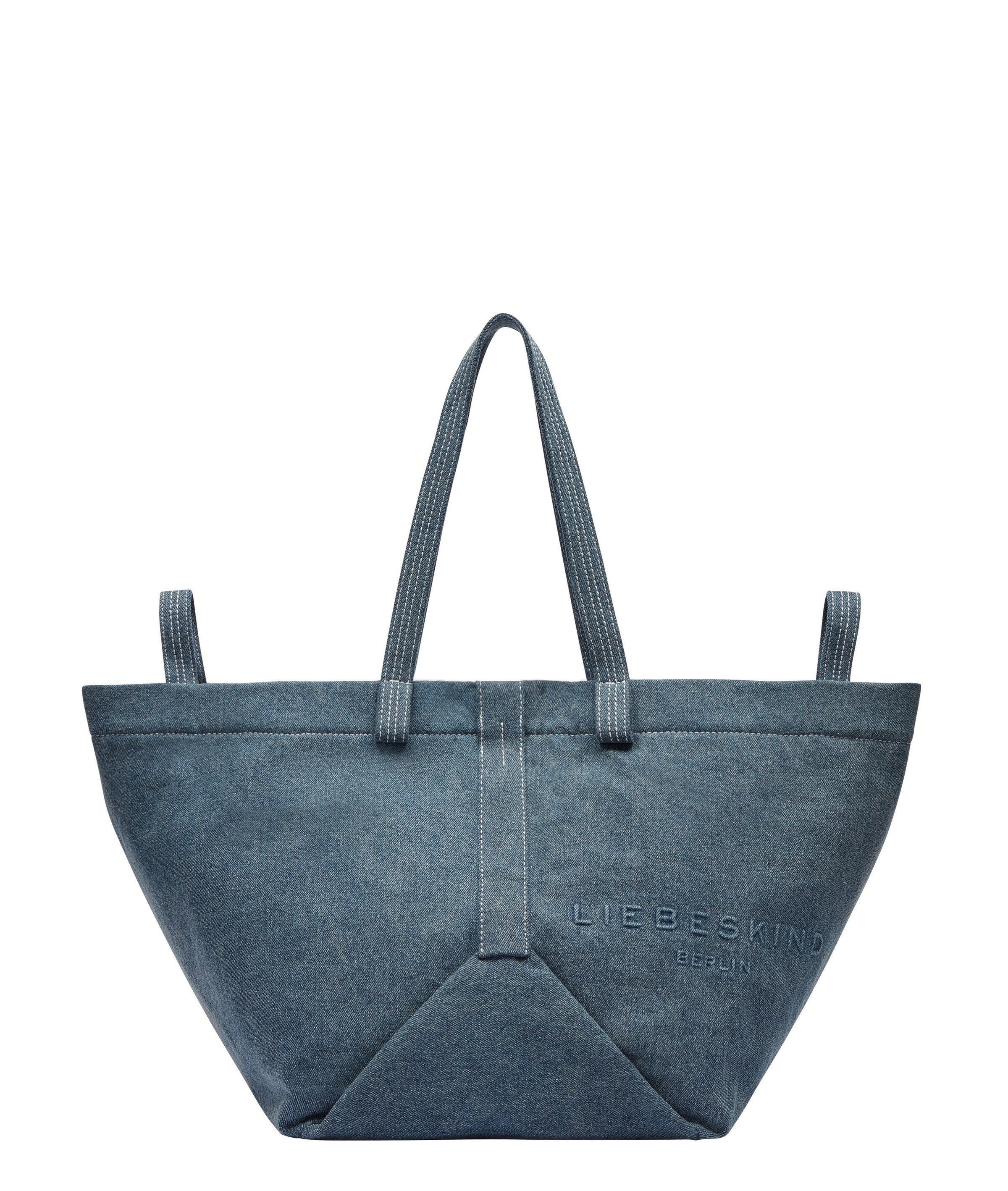Liebeskind Berlin Shopper in Blauw: voorkant