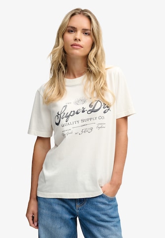 Tricou de la Superdry & Co pe bej: față