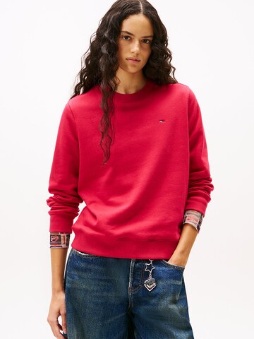 Tommy Jeans Mikina - Červená: predná strana