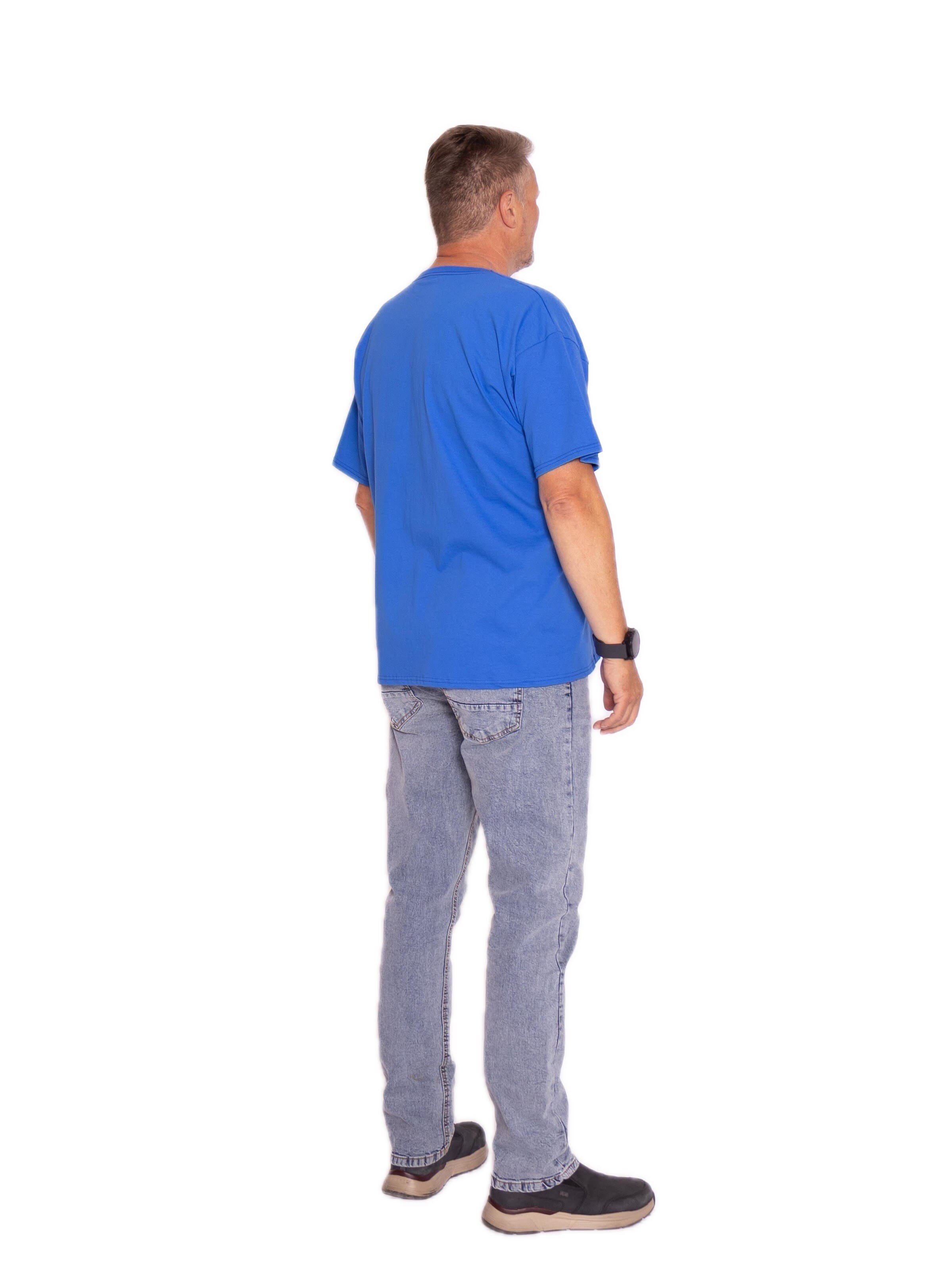 FRUIT OF THE LOOM Shirts 'T-shirt' i blå