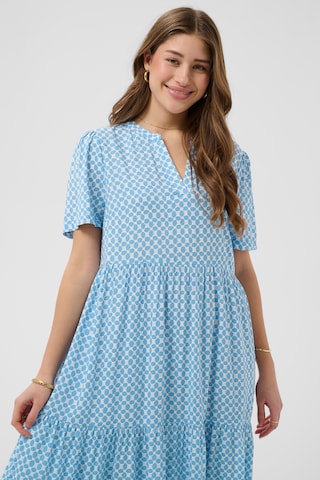 Robe 'CRTiah' Cream en bleu