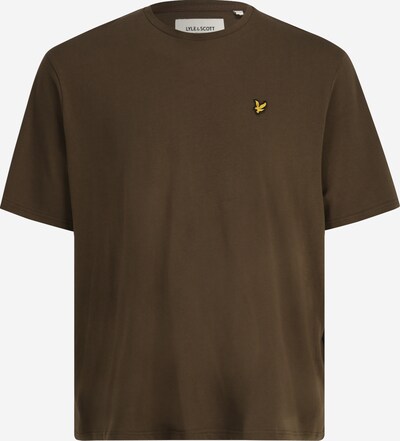 Lyle & Scott Big&Tall Shirt in de kleur Geel / Olijfgroen / Zwart, Productweergave
