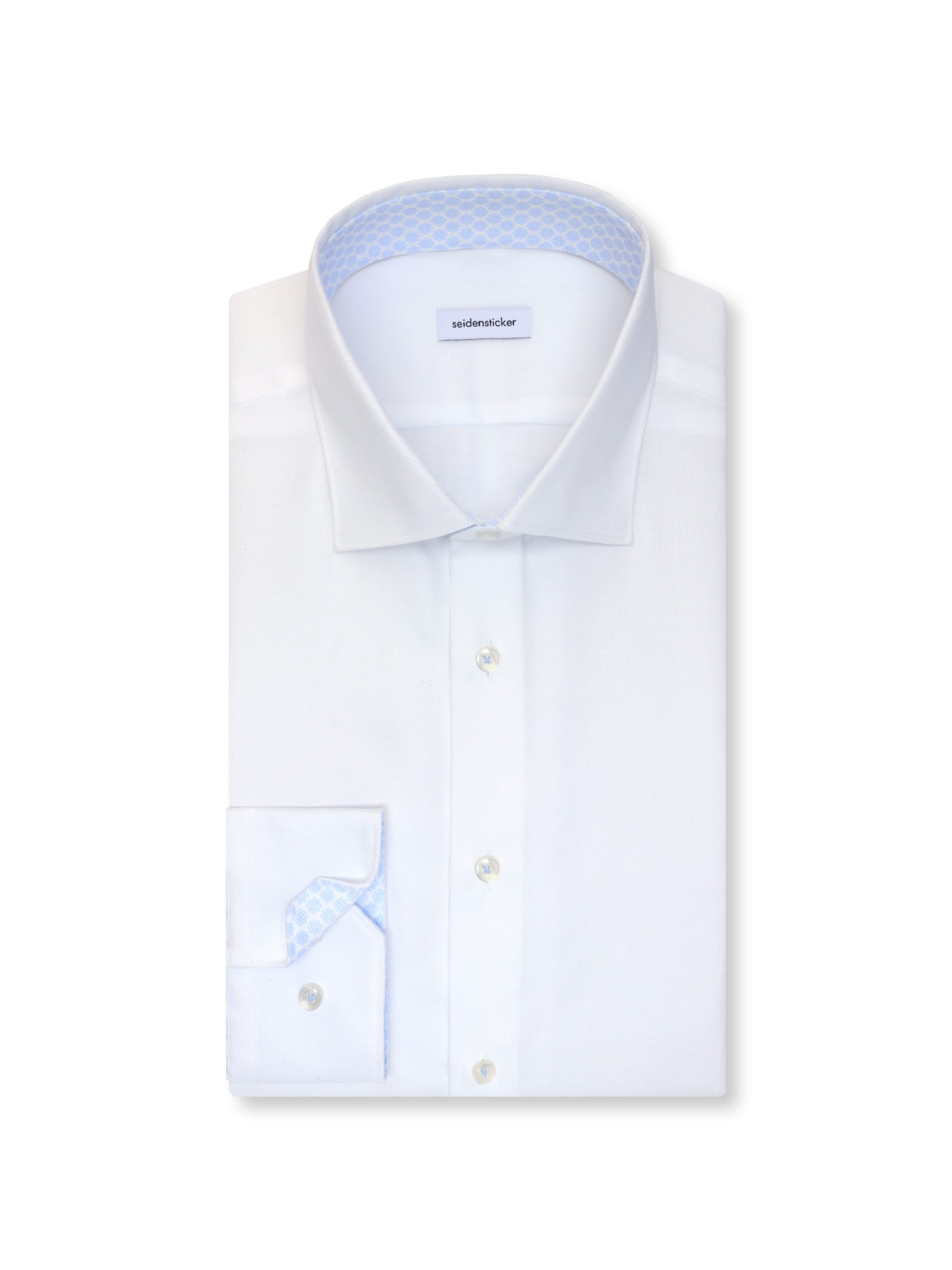 SEIDENSTICKER Slim Fit Businesshemd in Weiß