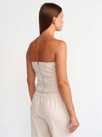 Dilvin Top in Beige