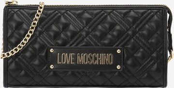 Pochette Love Moschino en noir : devant