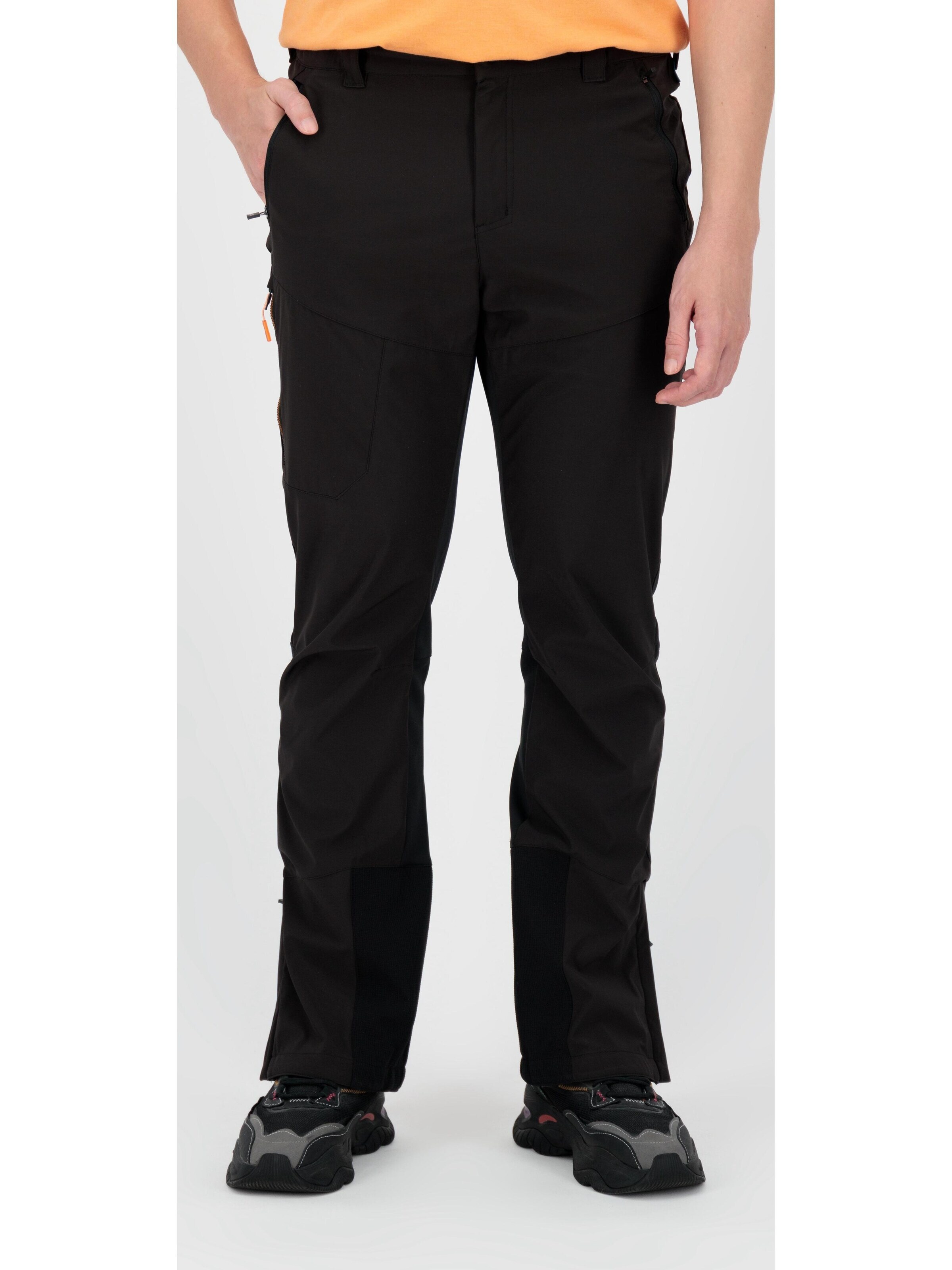 KILLTEC Slim fit Weatherproof pants 'KOW 48' in Brown: front