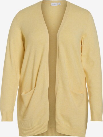 Cardigan EVOKED en jaune : devant