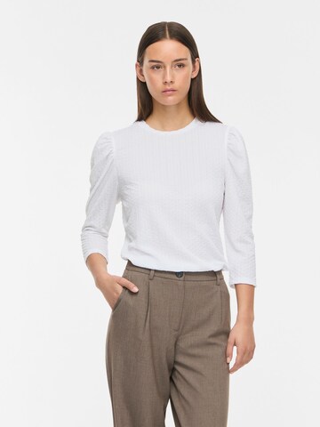 VILA Shirt 'VIAnine' in White: front