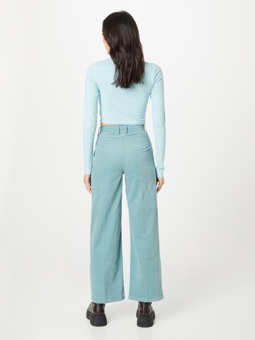LMTD Lużny krój Spodnie w kant w kolorze niebieski
