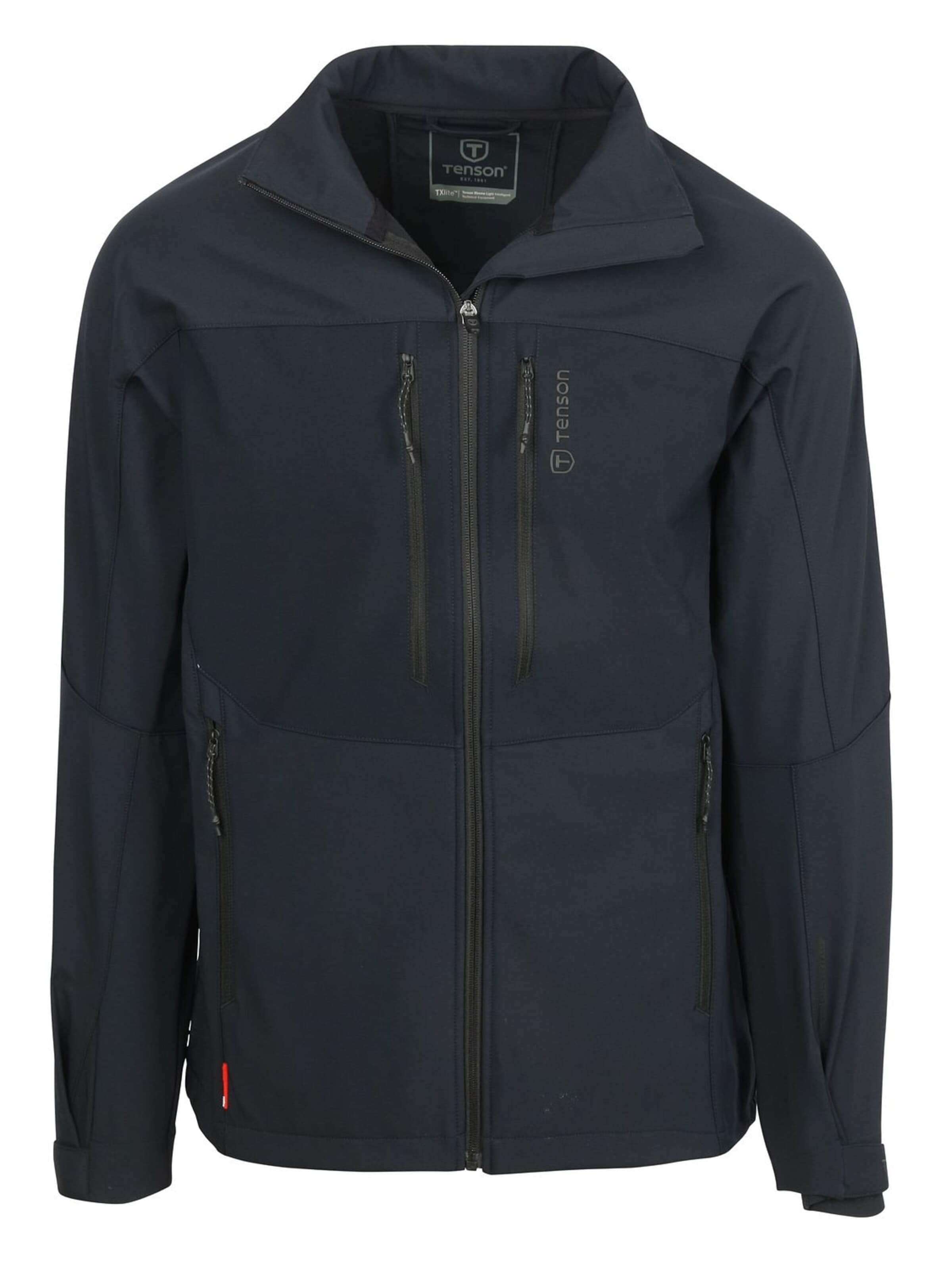 TENSON Winter Coat in Blue: front