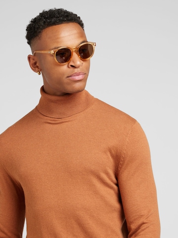 JACK & JONES Pullover 'JJEEmil' in Braun