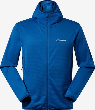 Berghaus Fleece jas in Blauw: voorkant