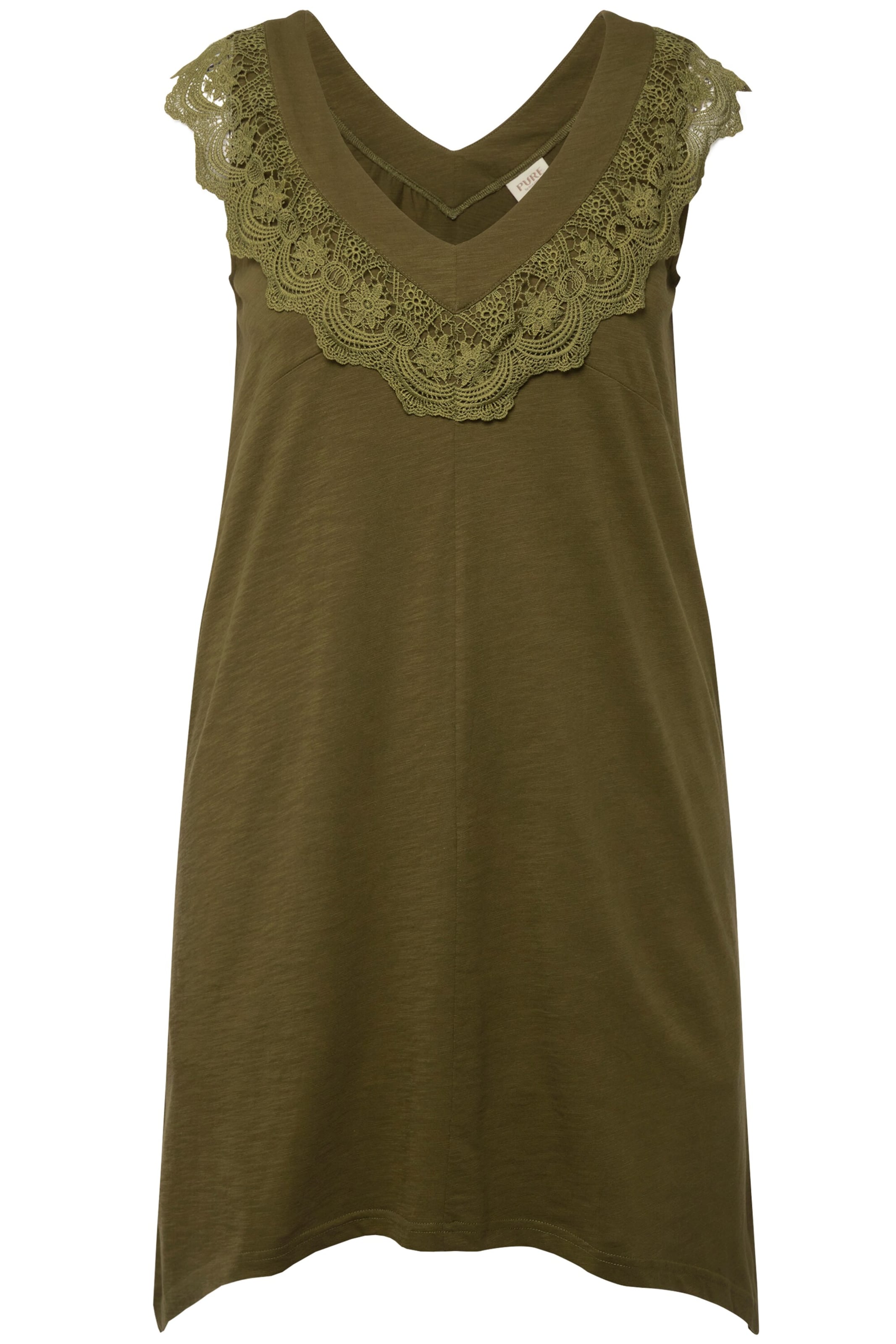 Ulla Popken Top in Groen: voorkant