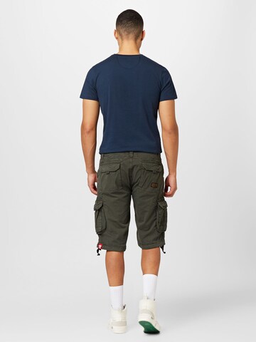 ALPHA INDUSTRIES - regular Pantalón cargo 'Jet' en gris