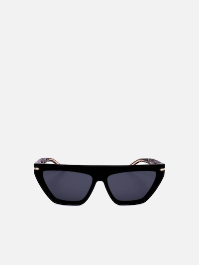 HUGO BOSS Zonnebril 'Hugo Boss BOSS 1609/S Havana pattern 58/15/145 Women Sunglasses' in 58 in de kleur Zwart, Productweergave