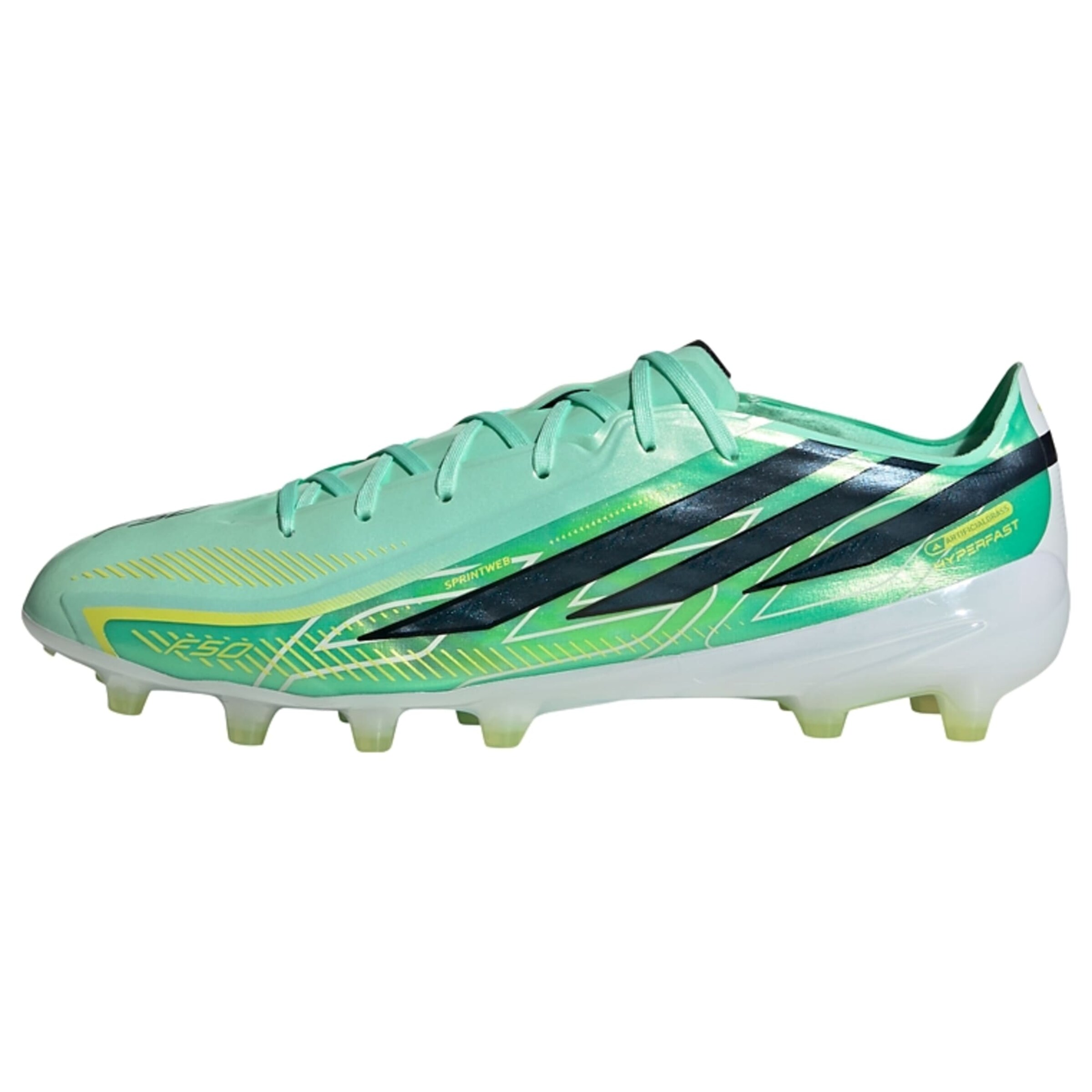 Chaussure de foot 'F50 Hyperfast Pro' ADIDAS PERFORMANCE en vert : devant