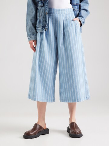 Wide Leg Jean 'OBJELSIE' OBJECT en bleu : devant